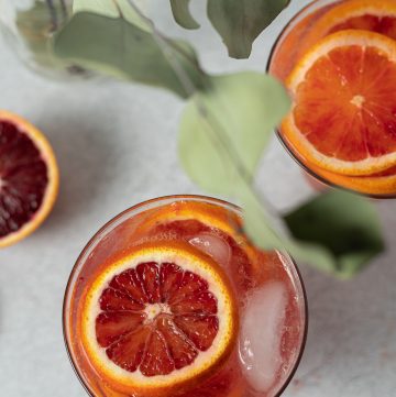 Blood Orange Spritz Recipe Cocktail