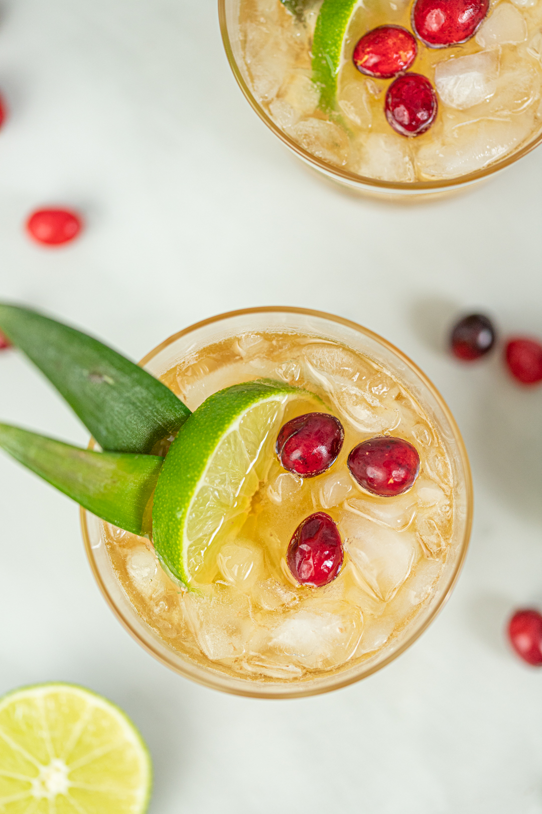 Spiced Cranberry Holiday Mai Tai The Boozy Ginger