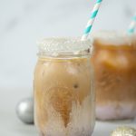Boozy Sugar Plum Iced Coffee Cocktail