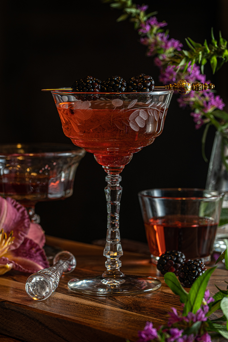 Hibiscus Blackberry Gin Cooler