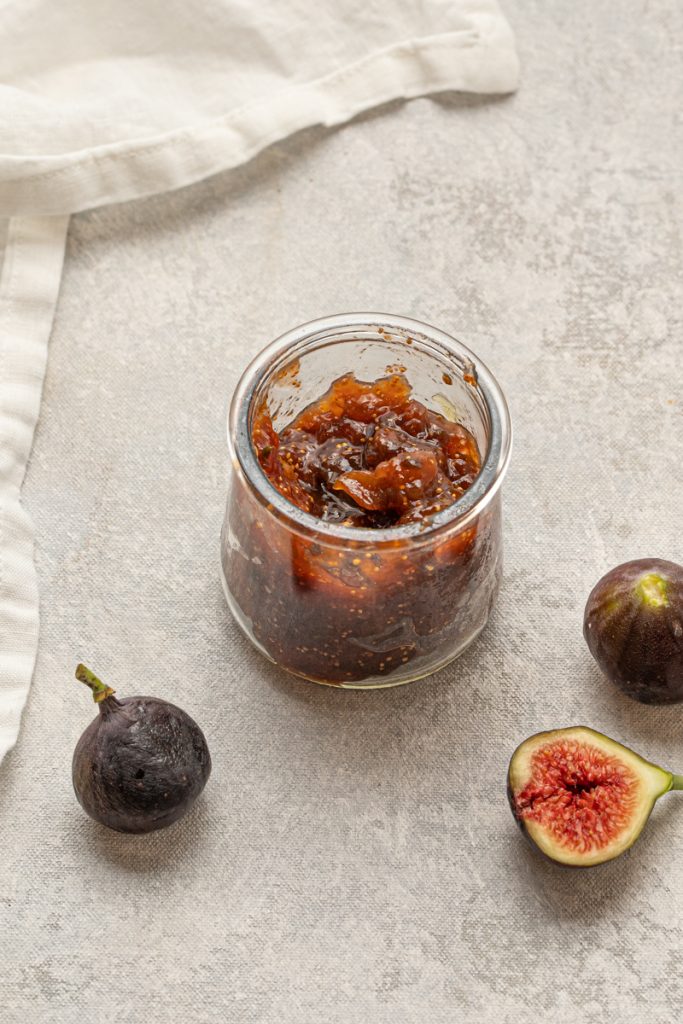 Fig Jam and Gin Cocktail