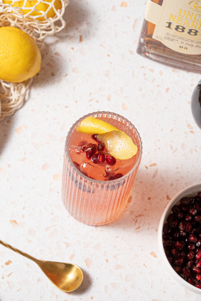 Delicious Pomegranate Whiskey Moscow Mule Recipe
