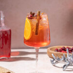 Spiced Cranberry Aperol Spritz Fall Cocktail