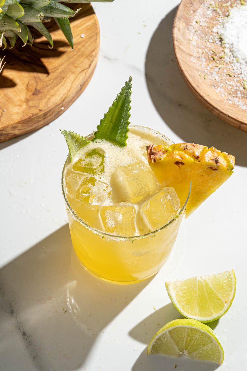 The Boozy Ginger - Sarah Gualtieri -Pineapple Passion Mezcal Margarita