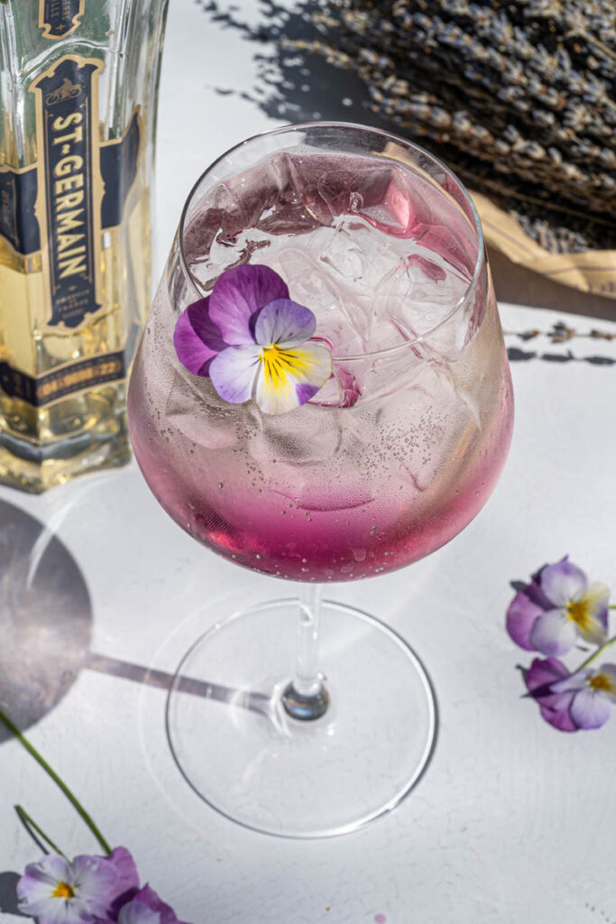 Elderflower And Lavender Spritz The Boozy Ginger