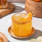 The Boozy Ginger Cocktail Blog - Spicy Clementine Jalapeño Margarita