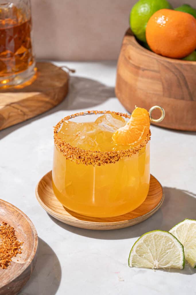 The Boozy Ginger Cocktail Blog - Spicy Clementine Jalapeño Margarita