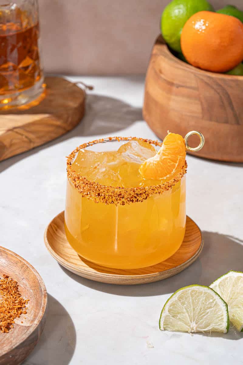 The Boozy Ginger Cocktail Blog - Spicy Clementine Jalapeño Margarita