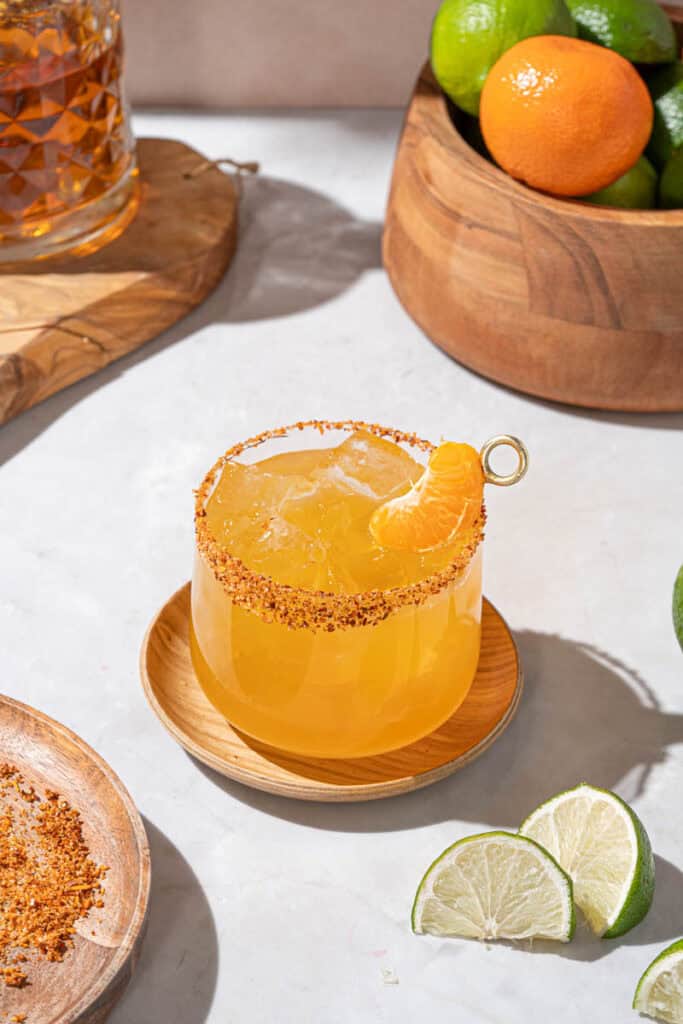 The Boozy Ginger Cocktail Blog - Spicy Clementine Jalapeño Margarita
