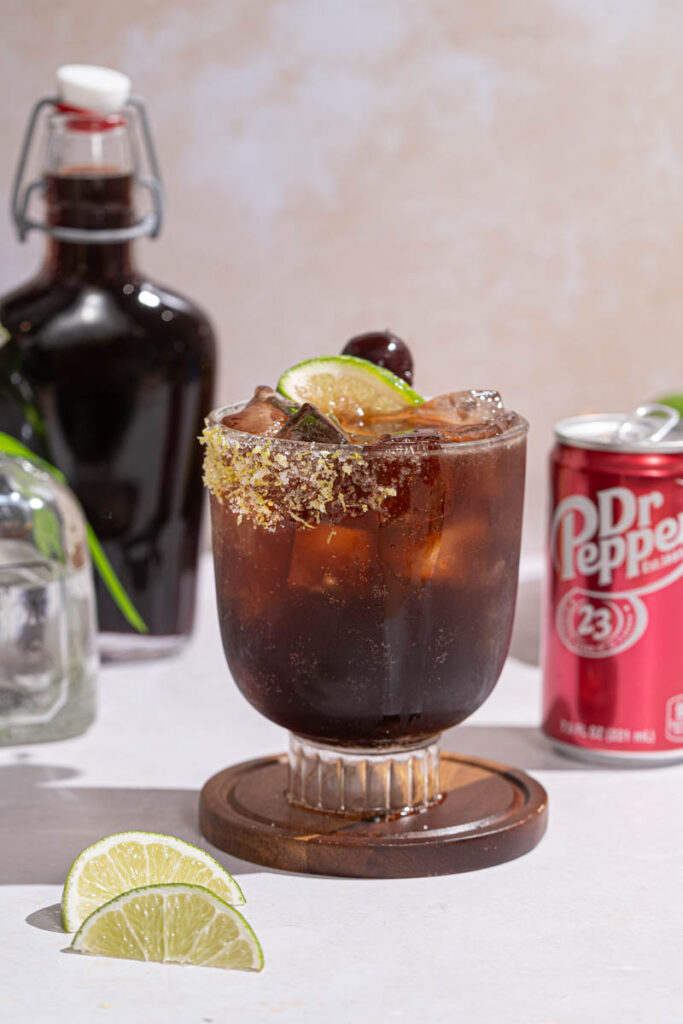 Cherry Dr Pepper Margarita
