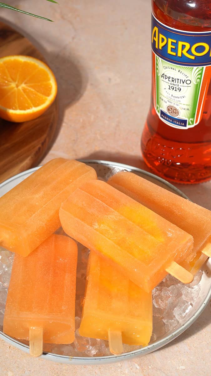 Aperol Spritz Popsicles The Boozy Ginger