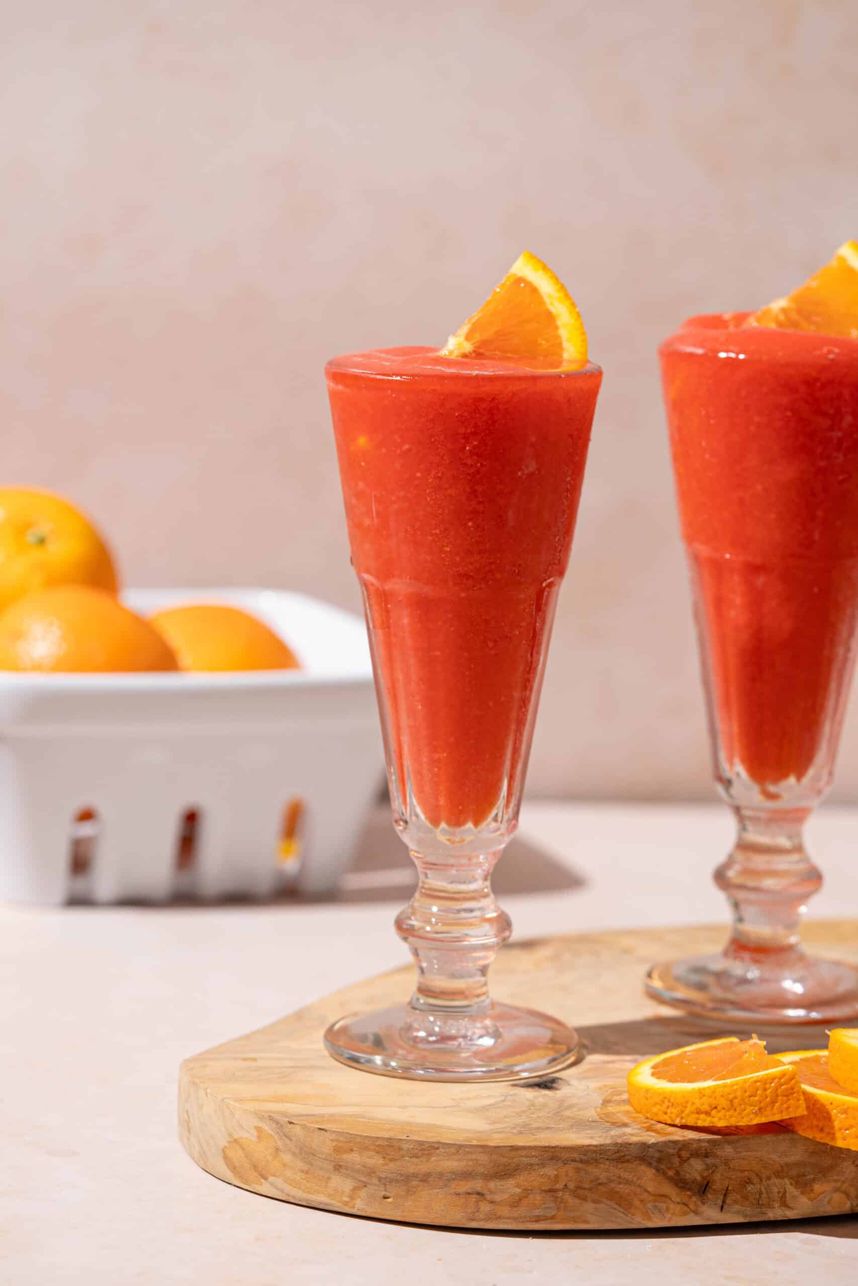 Frozen Strawberry Aperol Spritz