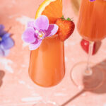Strawberry Aperol Mimosa
