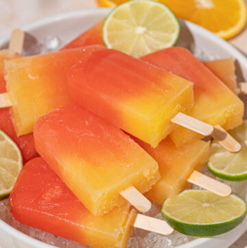 Tequila Sunrise Popsicles