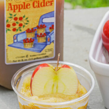 frozen apple cider and rum