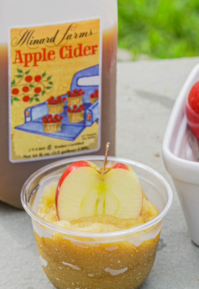 frozen apple cider and rum