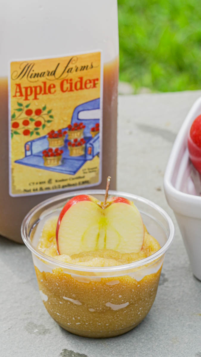 frozen apple cider and rum