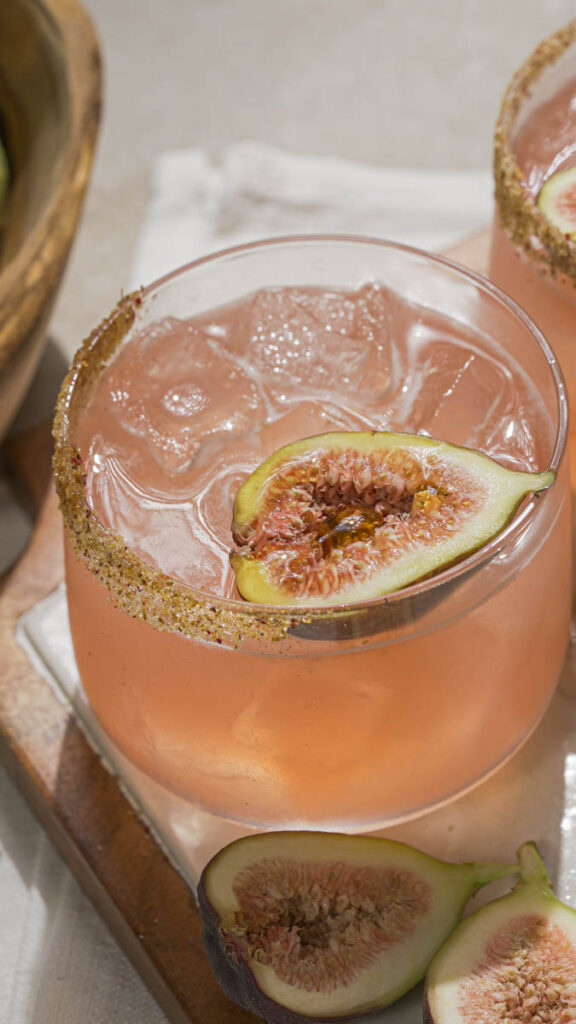 Fig Syrup and Fig Honey Margarita