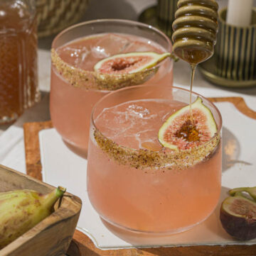 Fig Syrup and Fig Honey Margarita