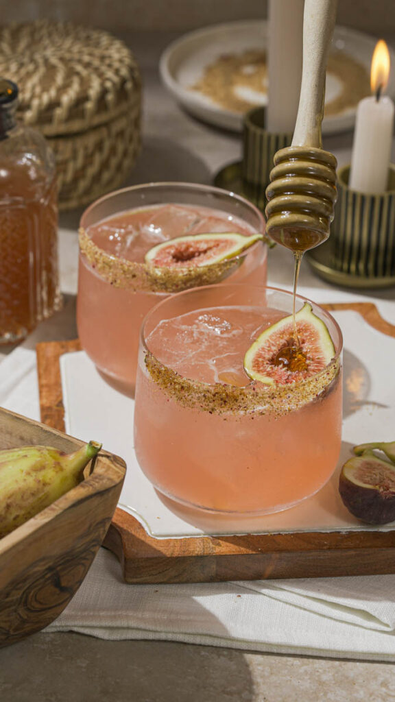 Fig Syrup and Fig Honey Margarita
