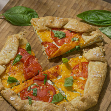 Tomato Cheese Galette