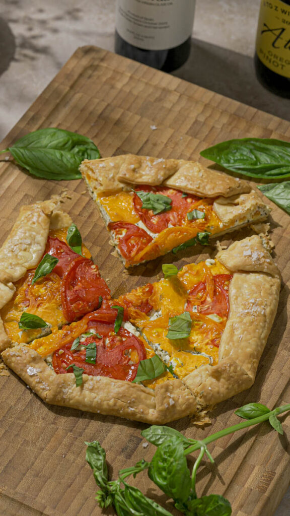 Tomato Cheese Galette