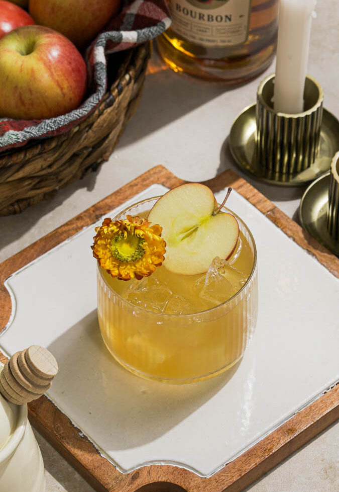 Apple Honey Bourbon Smash