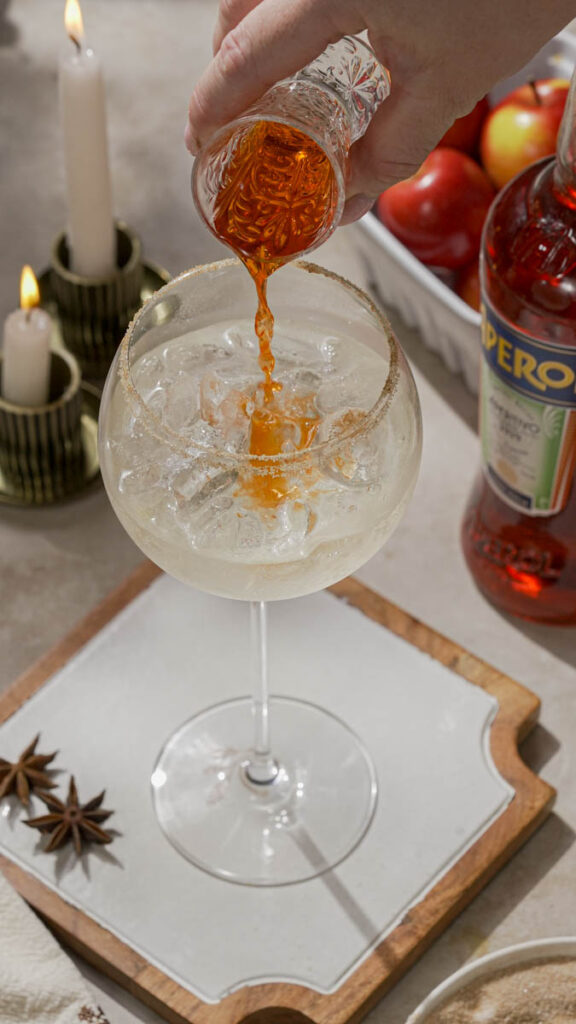 Autumn Apple Cider Aperol Spritz Aperol