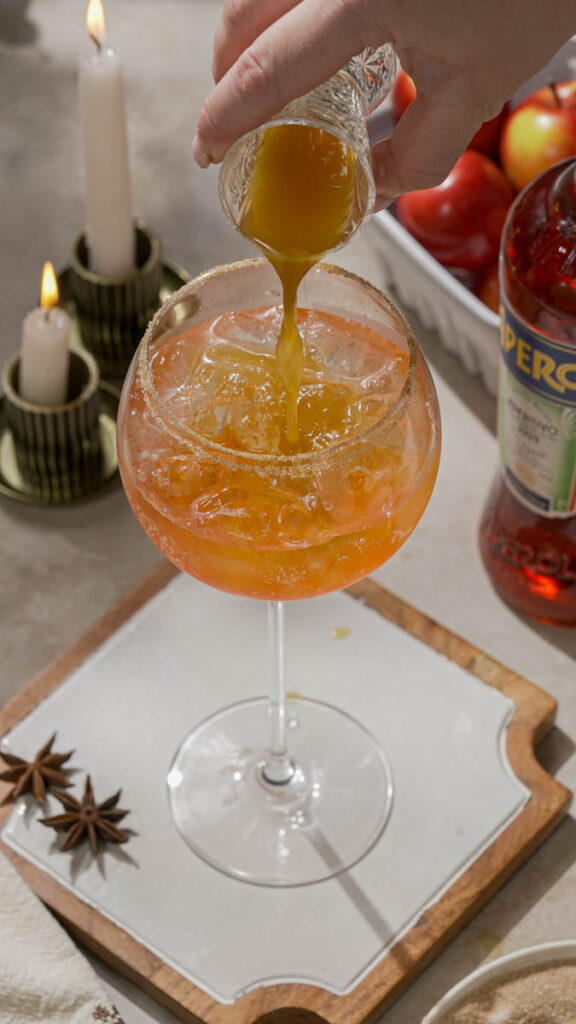 Autumn Apple Cider Aperol Spritz Apple Cider