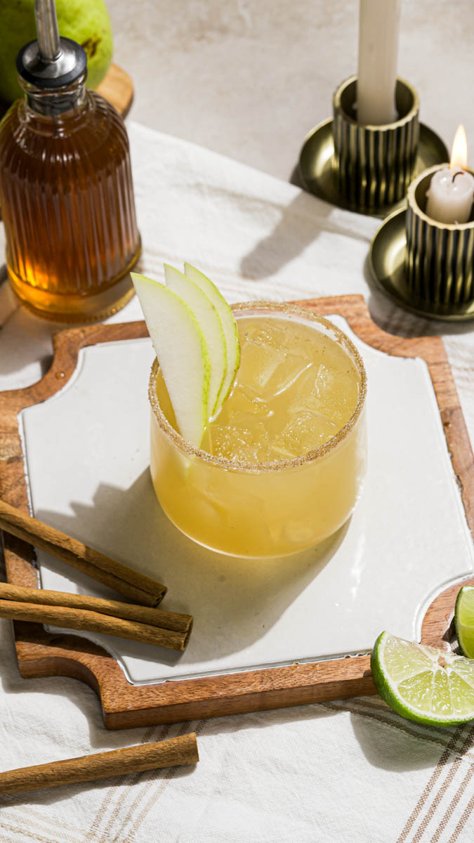 Pear and Cinnamon Margarita