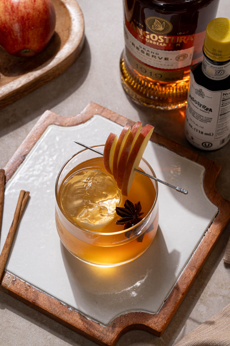 Apple Crisp Rum Old Fashioned