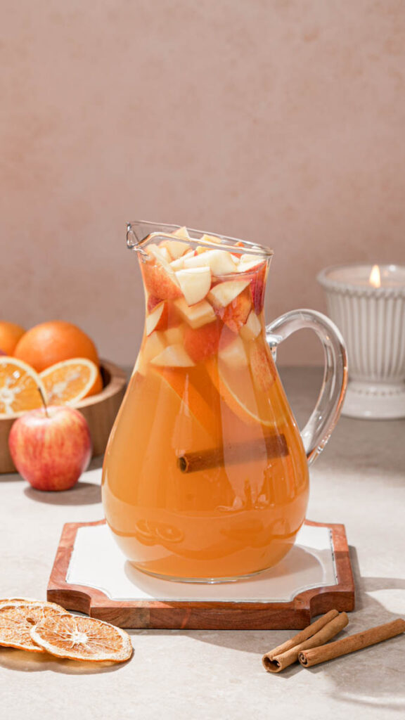 Apple Cider Sangria Pitcher