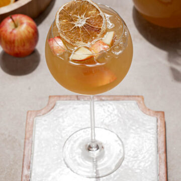 The Boozy Ginger Cocktail Apple Cider Sangria
