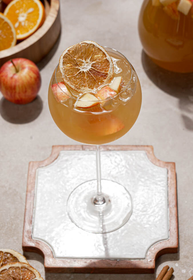 The Boozy Ginger Cocktail Apple Cider Sangria